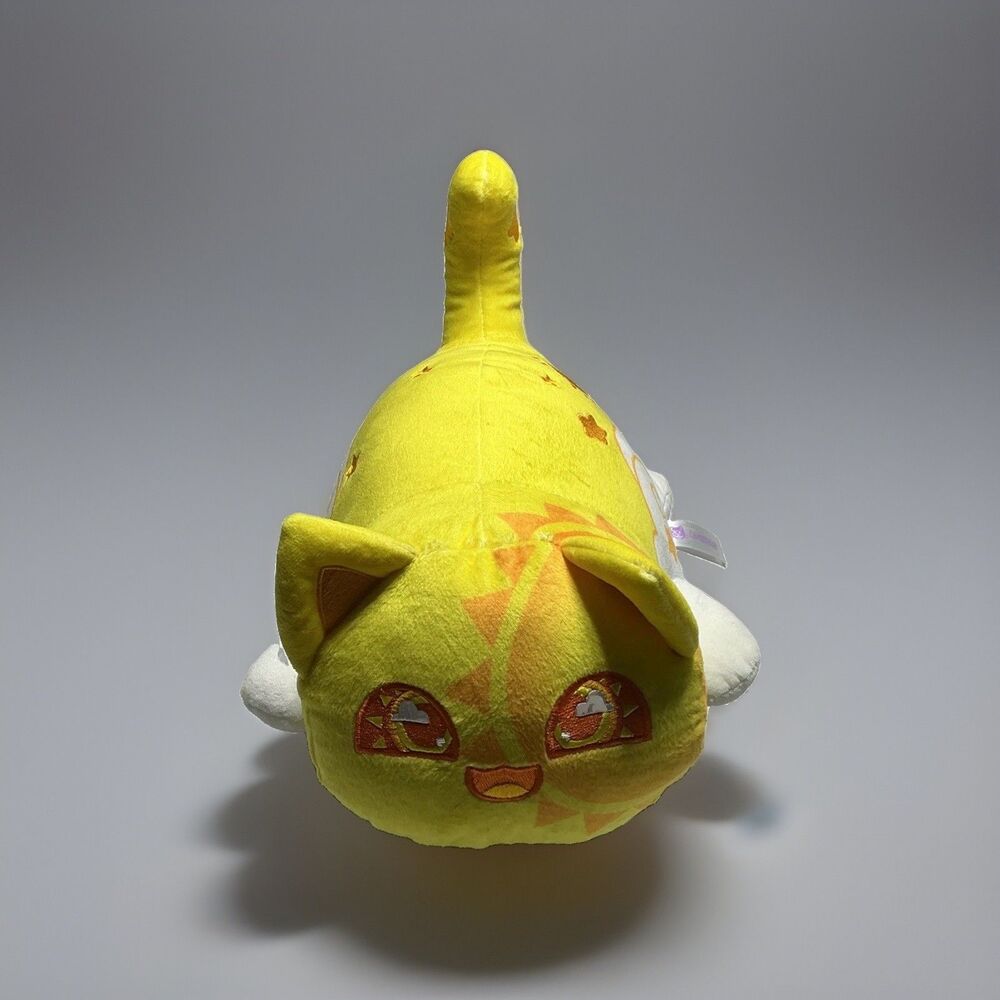 2023 Aphmau MeeMeows Celestial Sun Cat Plush 6” Yellow Stuffed Animal Litter 4